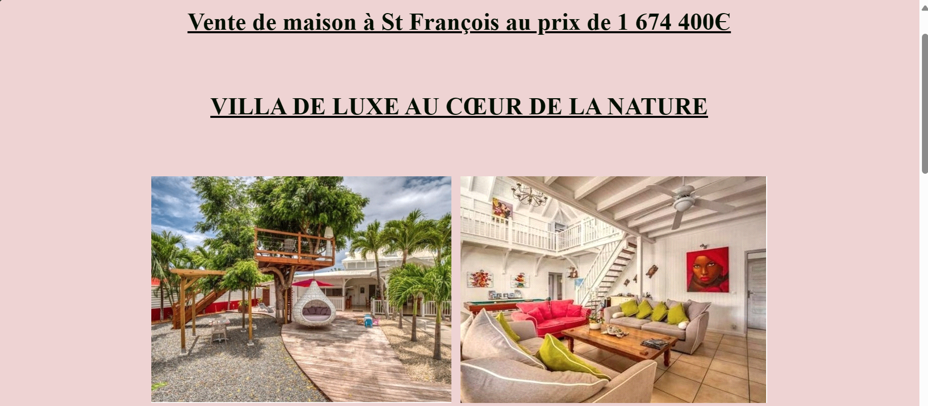 Image du projet Location Maison version2